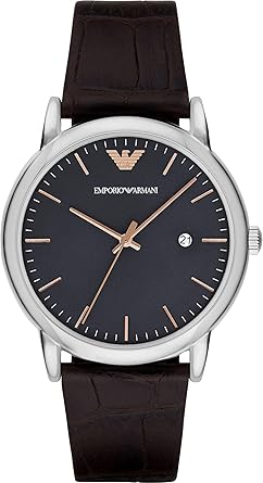 Armani Analog Gunmetal Dial Mens Watch - AR1996I