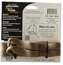 ROK Strap Stretch Adjustable 12-42 2-Pk Coyote Tan