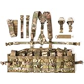 MT Military Chest Rig MOLLE II (TAP) Vest with Straps