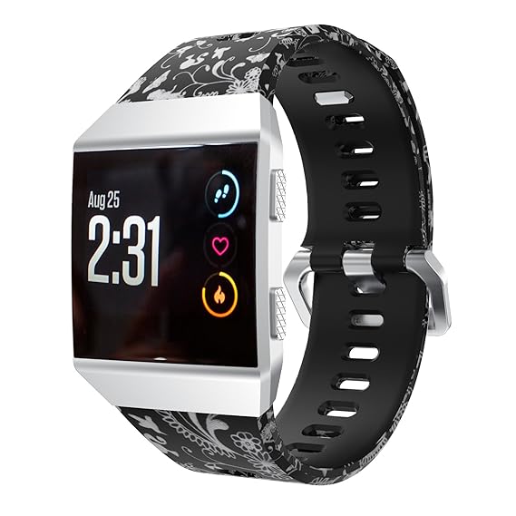 Amazon.com: Senter Fitbit Ionic Watch Band,Sport Strap Soft ...