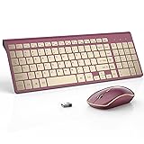 J JOYACCESS Wireless Keyboard and Mouse, 2.4g Slim
