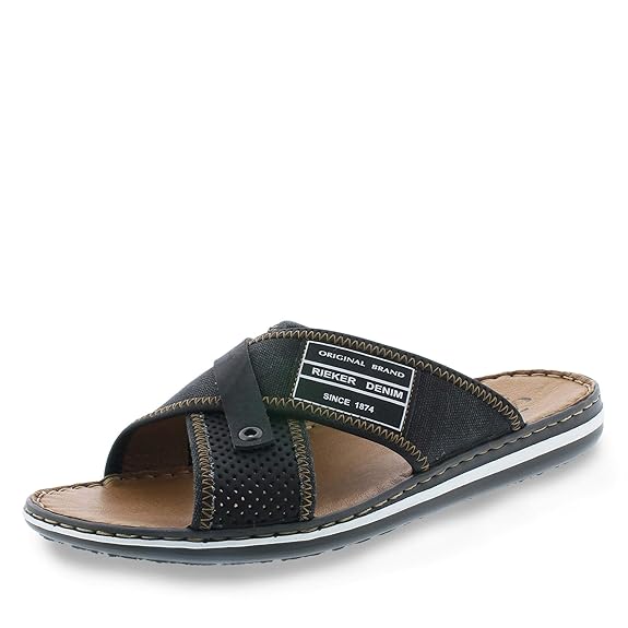 Rieker Herren 21064-01 Pantoletten