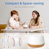 ASAKUKI 300ml Essential Oil Diffuser Ultrasonic Humidifier 7 LED Lights view 6