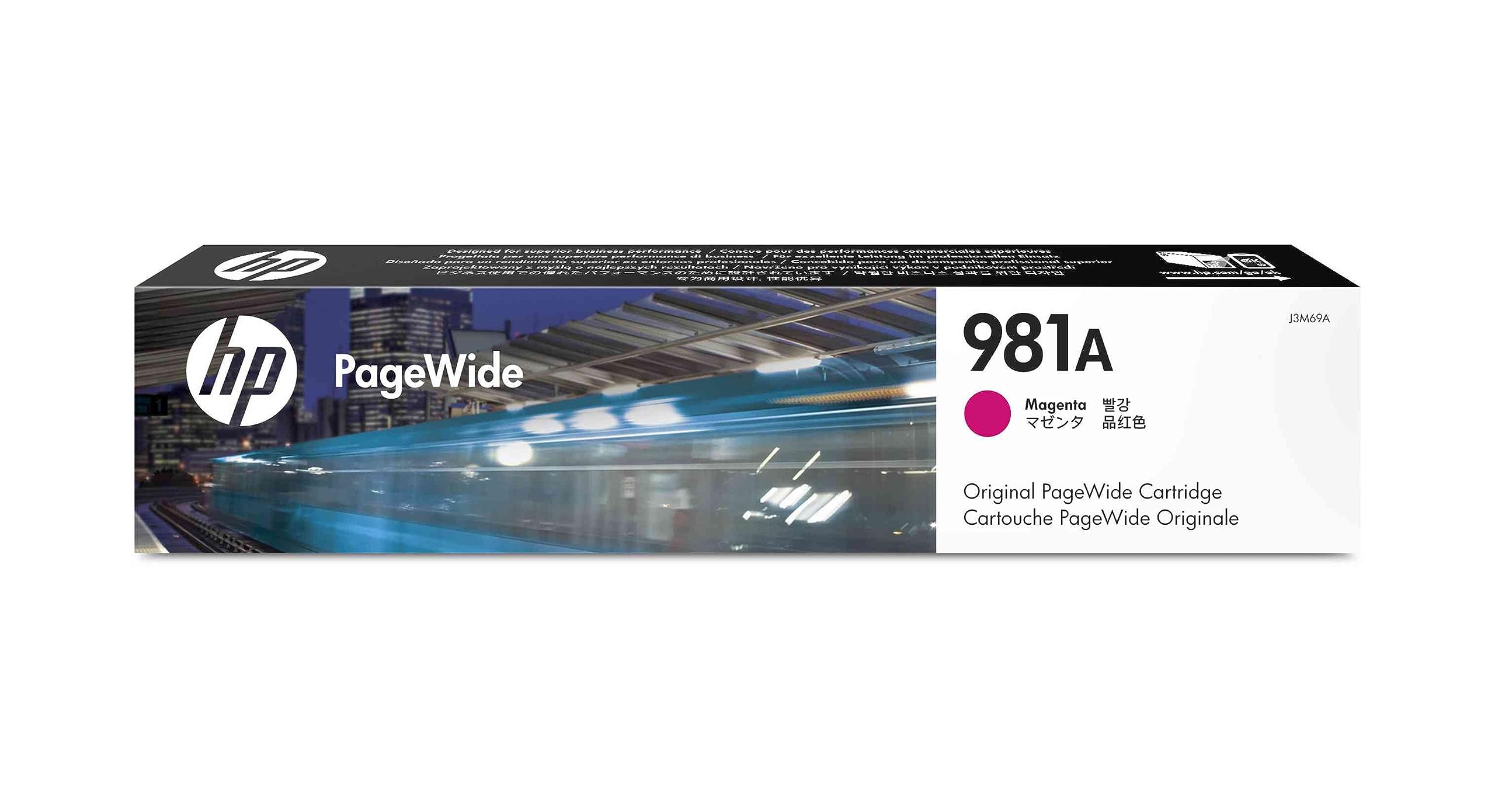 Hewlett Packard HPJ3M69A Original Inkjet Cartridge (Pack of 1), Magenta