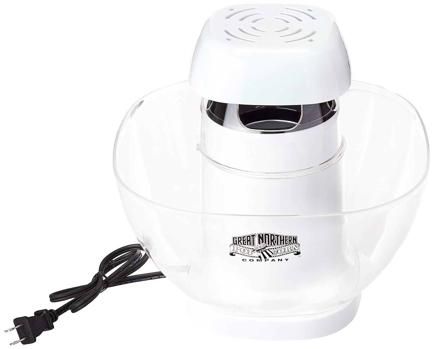 Great Northern Popcorn Company 6276 Popkin White Hot Air Popper Countertop