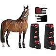 OUOQNUE Red Light Therapy for Horses, LED Red Light Therapy Device, Horse Near Infrared Therapy Wrap, Portable Deep Light Therapy, for Horse Muscle Recovery, Horse Leg Pain