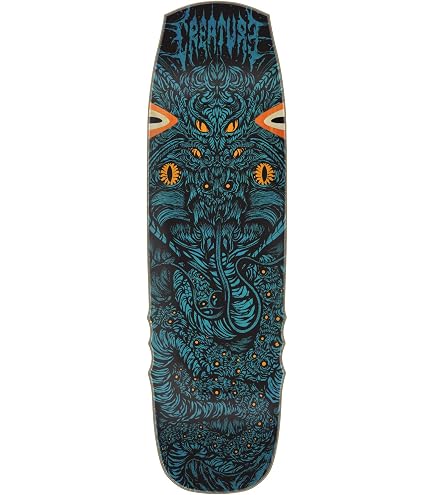 Amazon.com : Anti Hero Skateboard Deck Shaped Eagle Blue Meanie