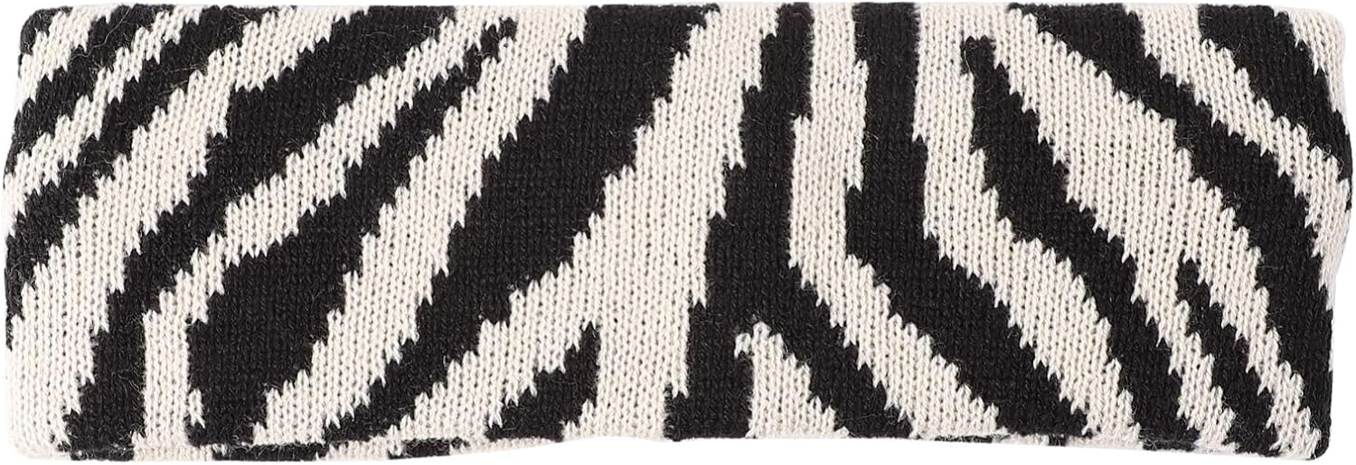 VALICLUD Elastische Kopfbedeckungen mit Zebradruck Unisex-Stirnbänder