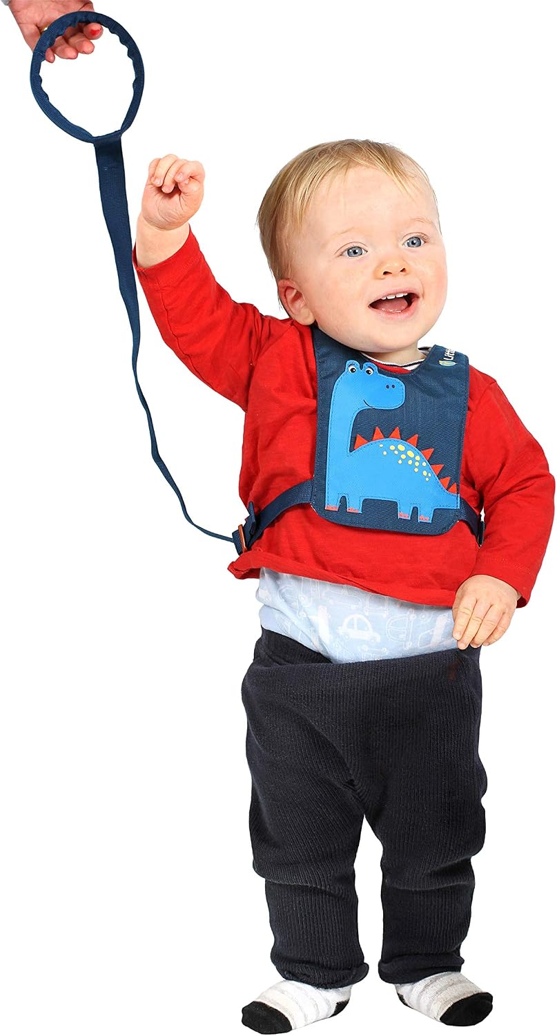 LittleLife Child & Toddler Safety Walking Harness & Reins, Dinosaur (Blue) - Image 3