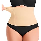 fortix Plus Size Waist Trainer for Women Waist Cincher Corset Shapewear | Built with 4 Flexible Polymer Bones Tummy Control Slim Body Shaper Sport Postpartum Belly Band