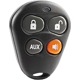 Replacement for Viper Python Avital Hornet Automate 4-Button Keyless Entry Remote EZSDEI474V (Orange)