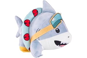 Dibhhui Jeff The Land Shark Plush 9.8" Cute Shark Plushies Toy for Boys Girls Soft Stuffed Animal Pillow Doll Gifts for Fans Kids