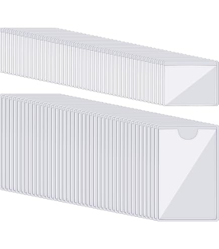 business card adhesive sleeve Clear Adhesive Business Card Holder BAD15 — Hang and Display