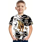 CHAOS MONKEY Kids Novelty Graphic T-Shirt 3D Digital Print Casual Short Sleeve Shirt Summer Tee for Boys and Girls