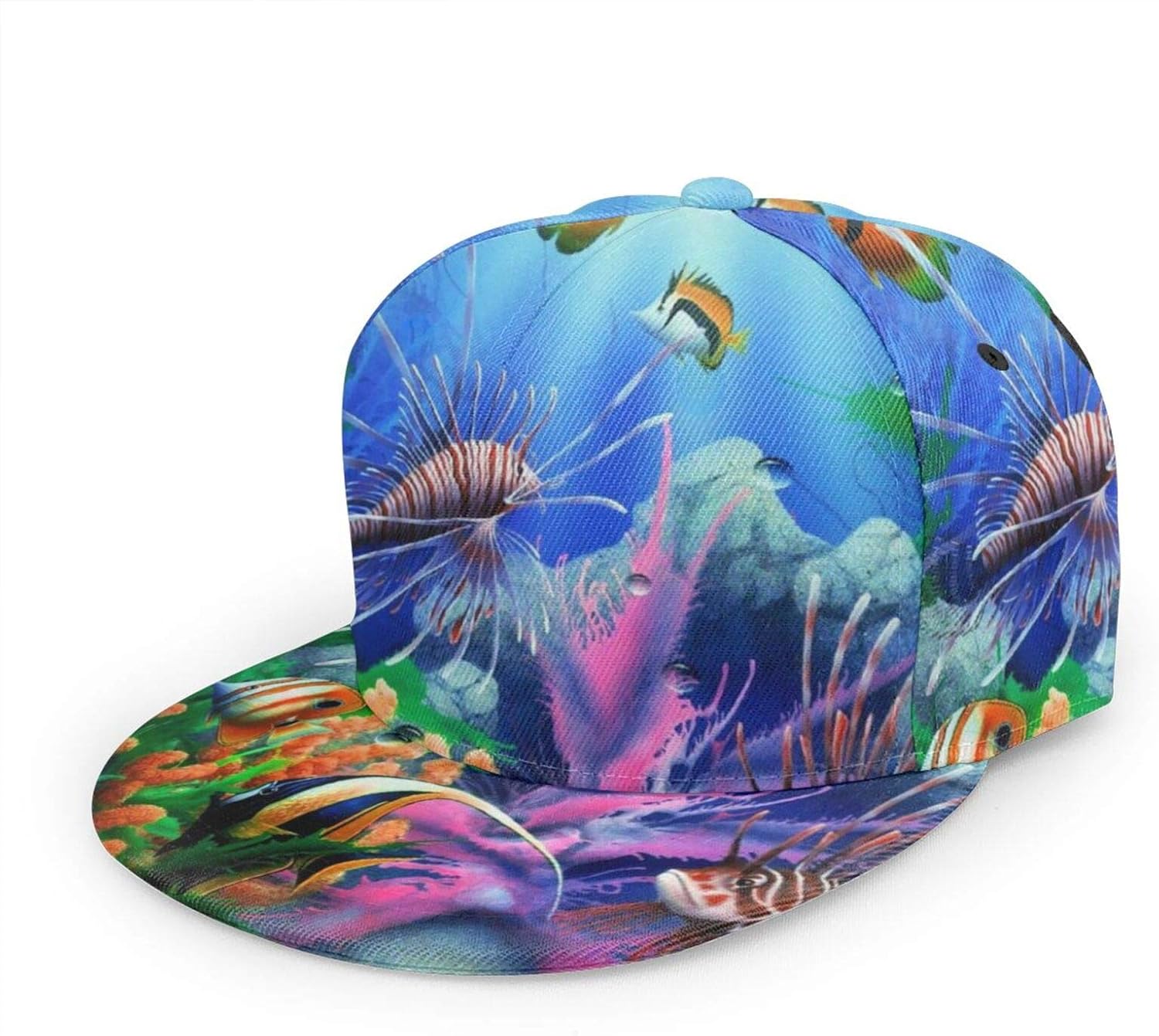 Nicokee Refreshing Submarine World Colorful Tropical Sea Life Hat