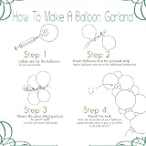 FlixCart Sage Green Balloon Arch Kit 101 Pcs DIY Garland Kit with Tools view 6