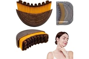 Fvaql New Lymphatic Contour Face Brush, Lymphatic Drainage Massager for Face, Dry Brushing Face Brush, Chin & Jawline Sculpting, Ergonomically Designed to Fit The Skin Precisely and Relieve Fatigue