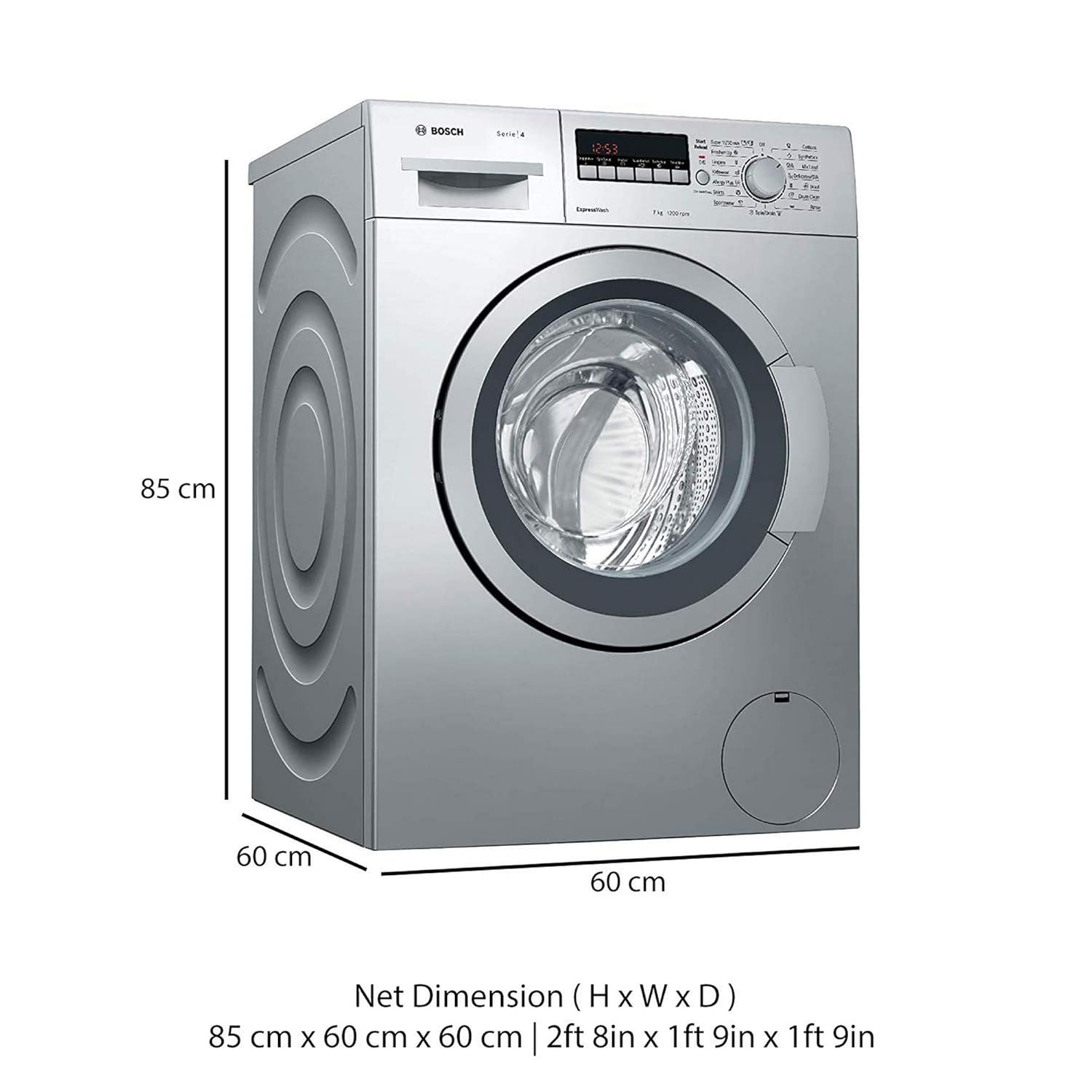 FullyAutomatic Front Loading Washing Machine IFB 8 kg Senator Aqua