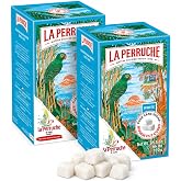 La Perruche Pure Cane White Sugar Cubes (750g/1.65lb box) | Ideal Sugar Cubes for Teas | Pack of 2