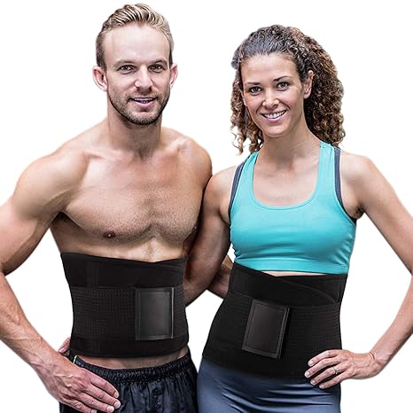 Taille Trimmer, Tencoz Bauchweggürtel Schwitzgürtel Sport Powergürtel Waisttrainer zur Fettverbrennung Verstellbarer Damen-Ta