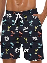 Lzzidou Men's Swim Trunks Mesh Lining Bathing Suit