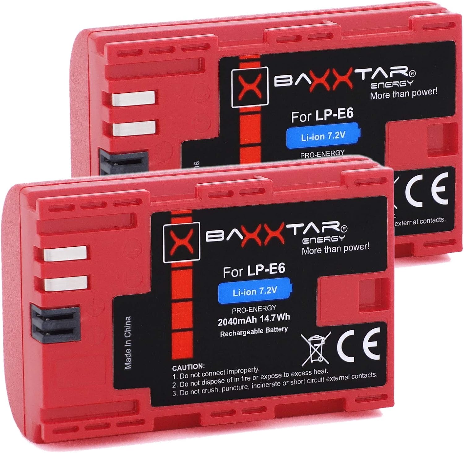 Baxxtar LP-E6, 2x LP-E6