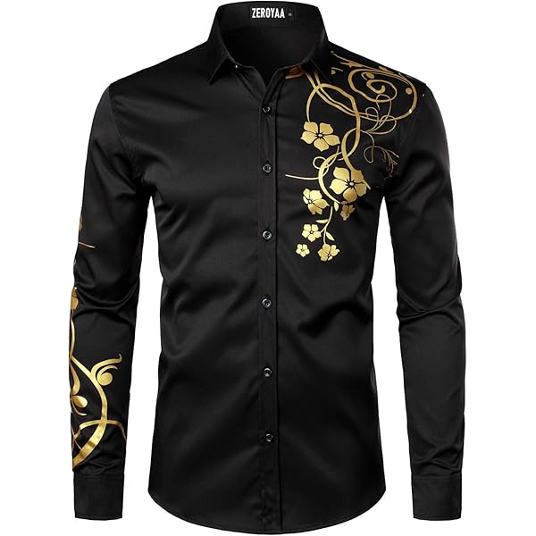 らんらんLdiao L Amazon.com: ZEROYAA Mens Hipster Design Golden Floral