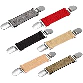 6 Pieces Dress Clips Back Cinch Set,5.5inch Scarf,Sweater,Clothes,Shawl,Retro Cardigan Collar,Travel Hat,Dress Shirt Brooch Clip for Women Girl Decor