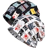 XYIYI Womens Chemo Headwear Hats Cotton Slouchy Beanie Cap Scarf