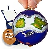 Hawaiian Islands Collectible Hand Painted Glass Ornament with Gift Box