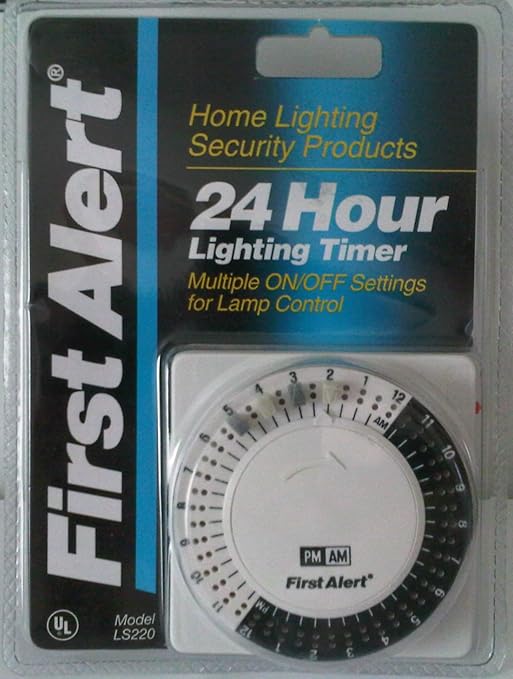 First Alert 24 Hour Lighting Timer Electrical Timers