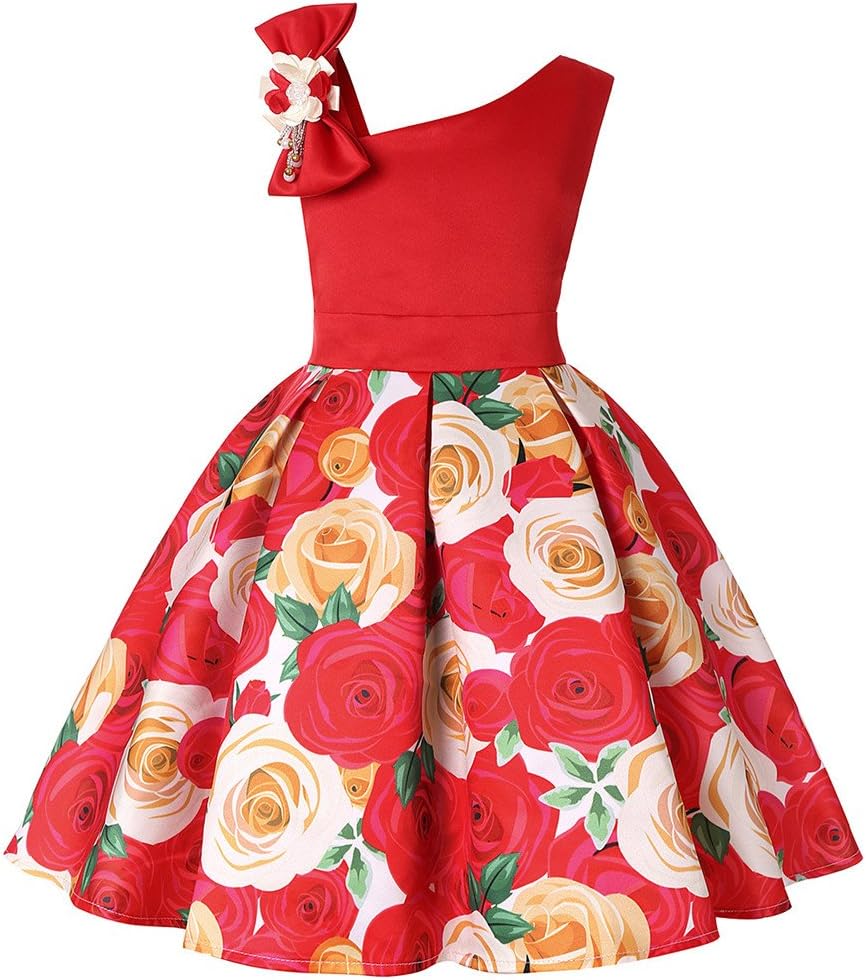 2-10 Years Flower Girls Dresses Kids Formal Floral Dress