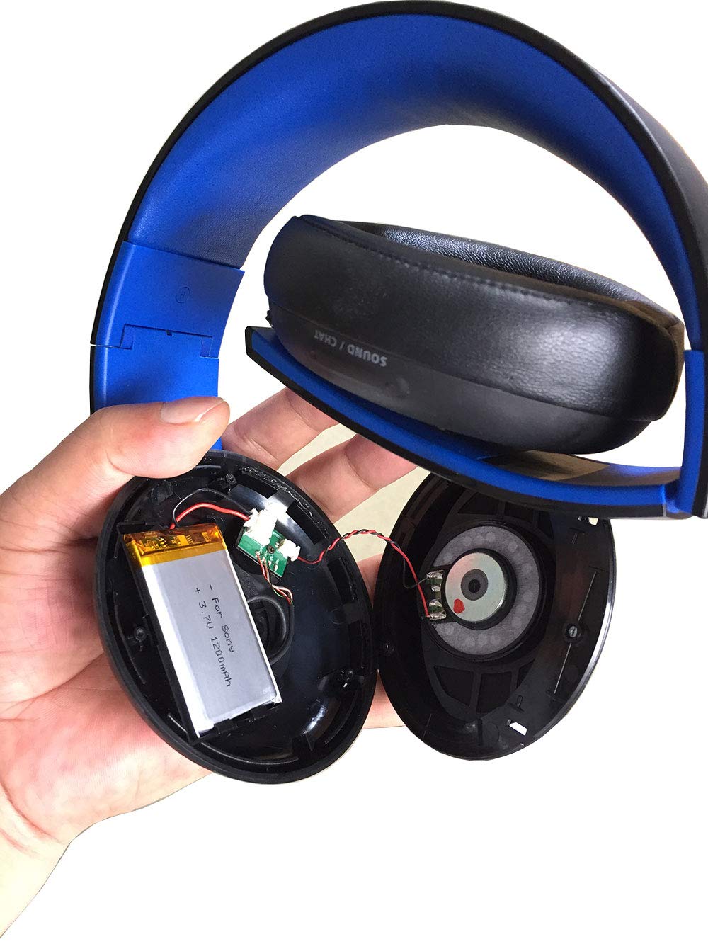 ACCTN 3.7v 1200mAh Replacement Battery for Sony Gold Wireless Stereo Headset - PlayStation 4