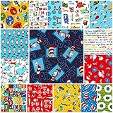 RARE OOP 15 DR. SEUSS Fat Quarters Robert Kaufman Precut Fabric Cotton Quilting FQs Assortment Dr Seuss