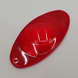 1939-1948 Harley Cat Eye Tail Light Replacement RED
