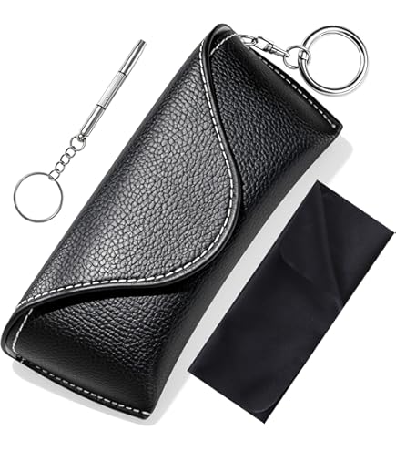 2 Pcs Glasses Case Portable Oxford Cloth Sunglasses Case