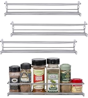 Amazon Com Spice Rack Organizer For Cabinet Door Mount Or Wall