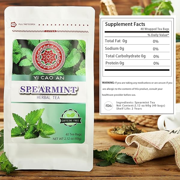 YI CAO AN SPEARMINT HERBAL TEA – 50 TEA BAGS