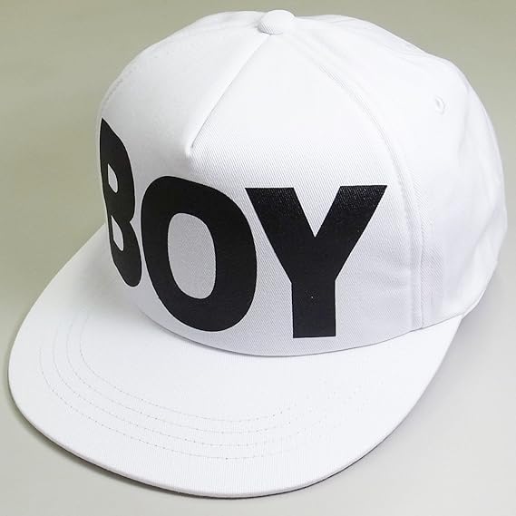 Amazon Co Jp ノーブランド Nobrand Boy Girl Snapback ボーイアンドガールプリントスナップバックキャップ 並行輸入品 ホワイト ブラック 服 ファッション小物