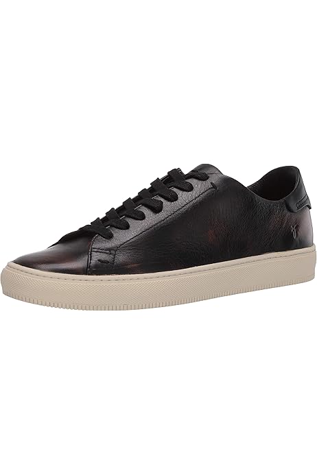 frye gates perf logo leather sneaker