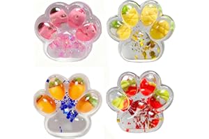 VANNYVANYA 4PCS Taba Squishy, Cat Paw Squeeze Soft Fidget Toys, Stress Relief Novelty for Anxiety, Perfect for Stress and Anxiety Relaxing Toy