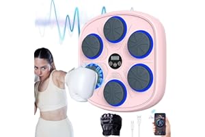 EYTPU 2025 New Smart Music Boxing Machine with Boxing Gloves, Wall Mounted, Upgraded 3.0 Smart Bluetooth Music Boxing Target, Parent-Child Game Boxing Training Equipment for Adults Or Children