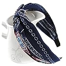 axy HR33 Haarreif SERIE 33 Hair band mit Schleife -Vintage-Wunderschön Stirnband (Motiv 2)