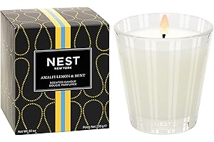 NEST Fragrances Amalfi Lemon & Mint Scented Classic Candle, 8 Ounce