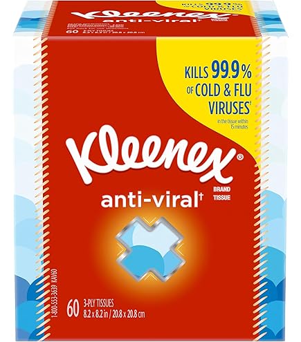Amazon.com: Kleenex KCC25836CT Anti-Viral Facial Tissue, 3