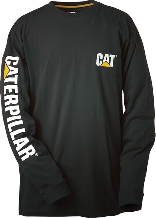Caterpillar Mens Trademark Logo Cotton T Shirt Amazon.co.uk Business