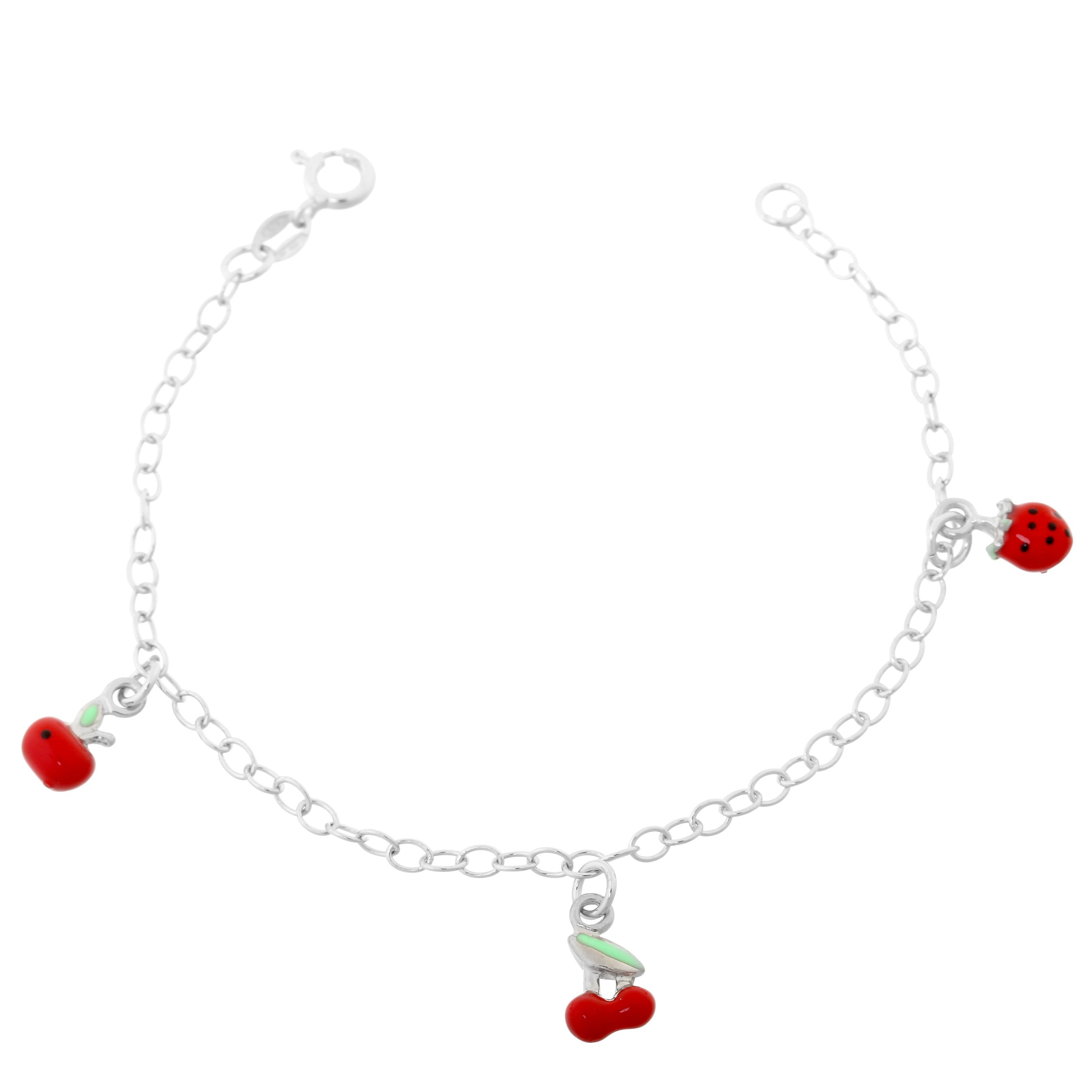 Orphelia Women's 925 Sterling Silver Bracelet of Length 14-16cm ZA-7149