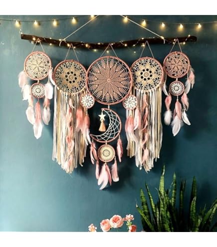 DREAM CATCHER アルバムセット 5枚セット Amazon.com: 5 Pack Moon Phase Dreamcatcher Set Boho Wall Decor