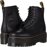 Dr. Martens Unisex 1460 Pascal Max Leather 8 Eye Boot, Black Pisa, 8UK, 10 US Women/9 US Men