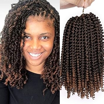 T1b 30 Aisi Beauty 3 Pack Spring Twist Mixed Brown Crochet